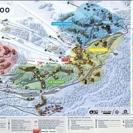 Apartment 3 Pieces Aux Arcs 1800, Proche Pistes, Balcon, Piscine, Cheminee, Parking, 8 Pers. - Fr-1-411-850